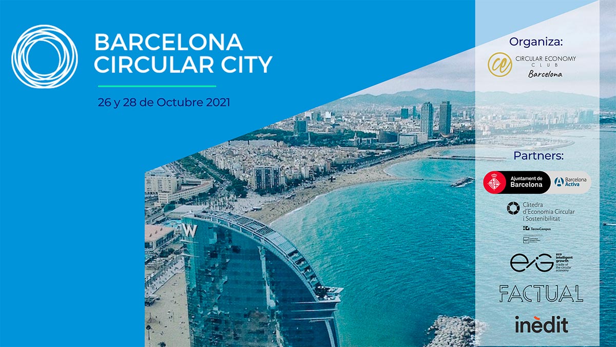 La iniciativa global «circular cities week» vuelve este mes de octubre a Barcelona para fomentar la economía circular en la ciudad
